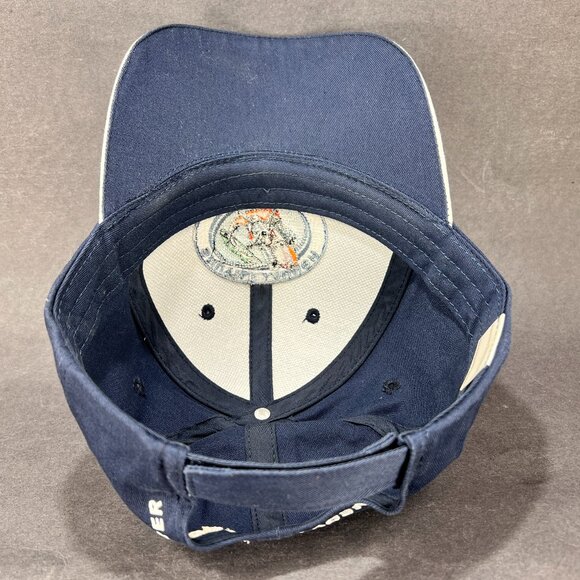 Shuttle Launch Strap Back Hat Cap Blue Kennedy Space Center Souvenir Logo Mens - Picture 12 of 13